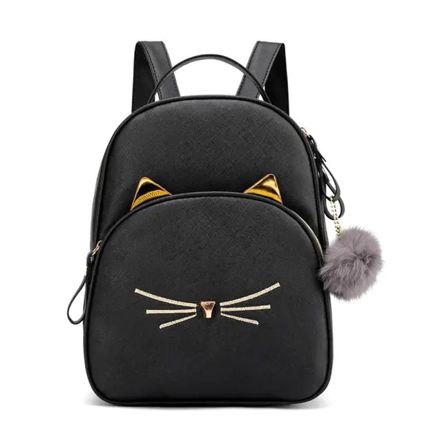 Cute Cartoon Cat Mini Backpack