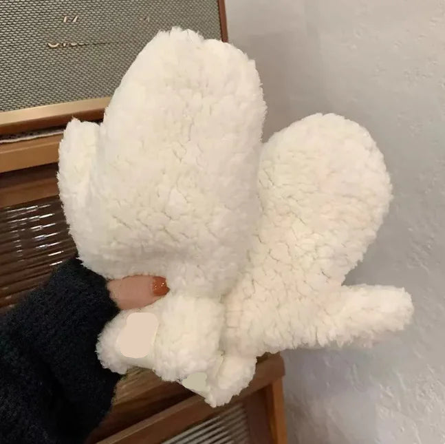 Winter Lambskin Mittens