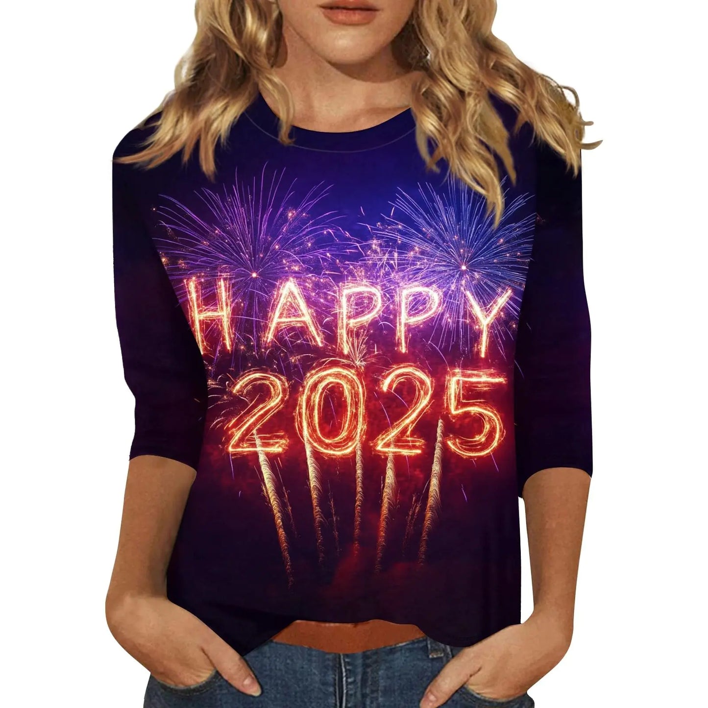 New Year Graphic Shirt