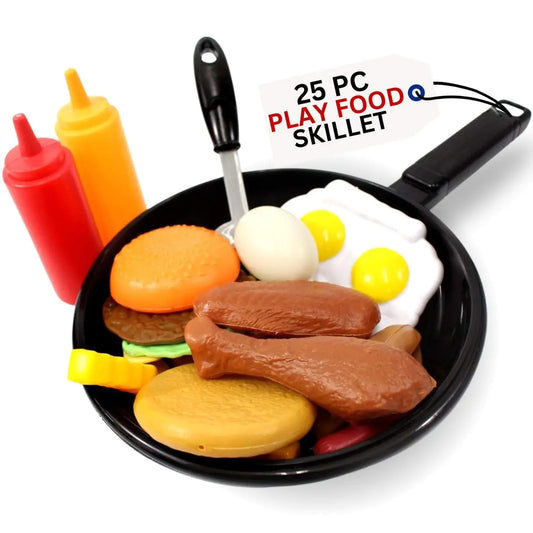 25 PCS Play Food Kids Toy Set